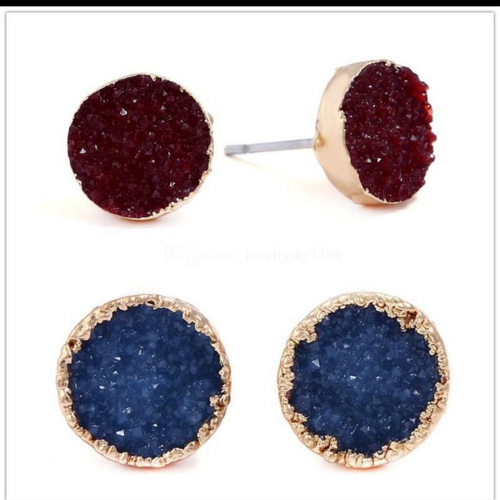 3/$26 Druzy earrings